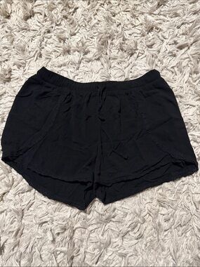 Mossimo Supply Co. Black Lightweight Drawstring Shorts